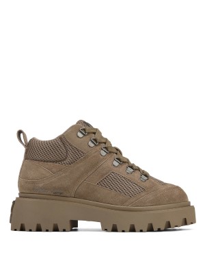 Naked Wolfe Robin Suede Laarzen Dames Donkergrijs Bruin | BGH7222FO