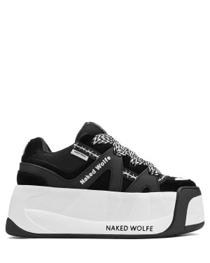 Naked Wolfe Slider Sneakers Dames Zwart | HAO2688CD