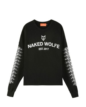 Naked Wolfe Thermal Sweatshirts Heren Zwart | XRK1376UC