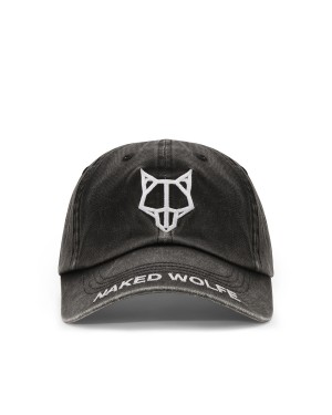 Naked Wolfe Washed Baseball Caps Heren Zwart | ORP7625YG