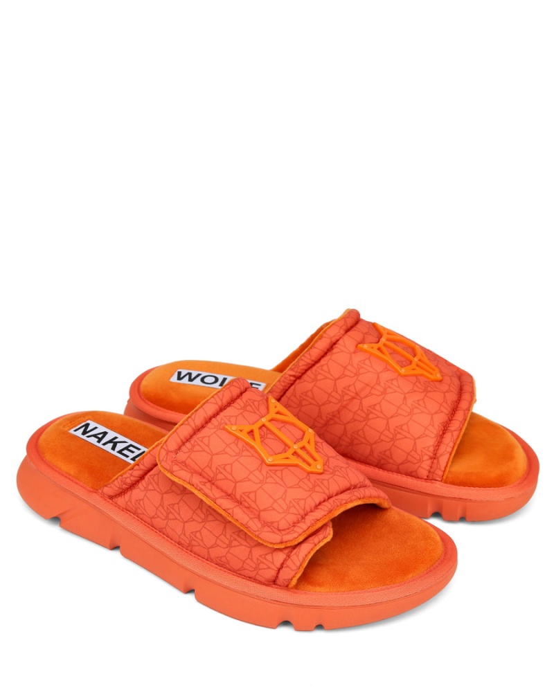 Naked Wolfe Alaska Badeslippers Heren Oranje | IVX5322SZ