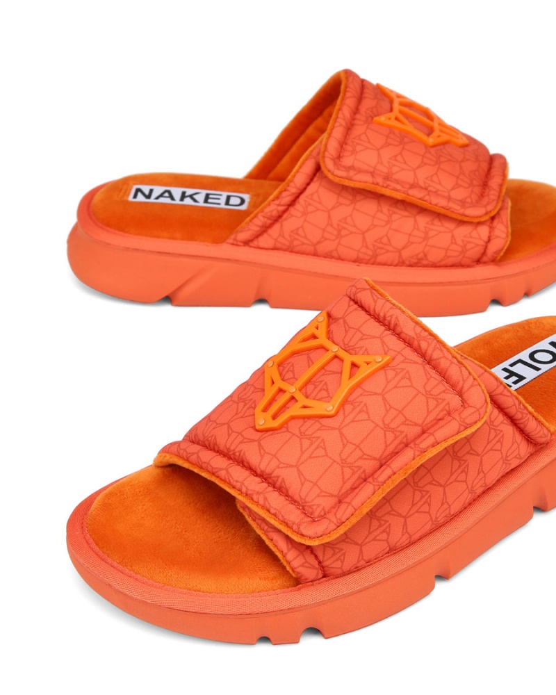 Naked Wolfe Alaska Badeslippers Heren Oranje | IVX5322SZ