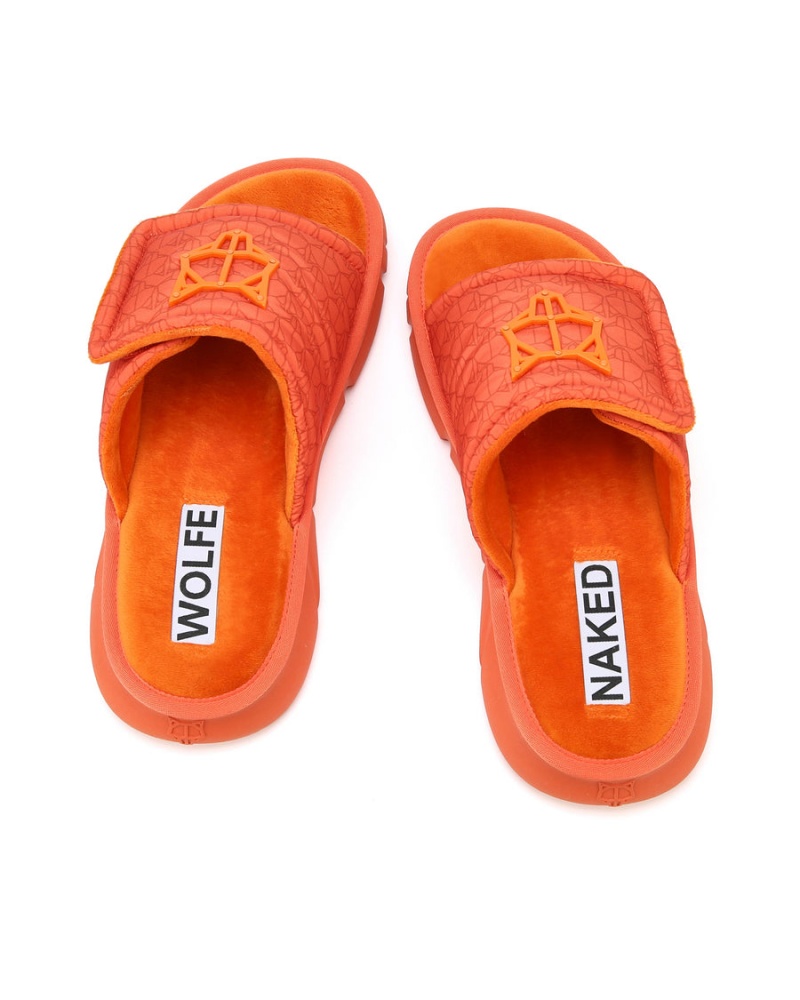 Naked Wolfe Alaska Badeslippers Heren Oranje | IVX5322SZ