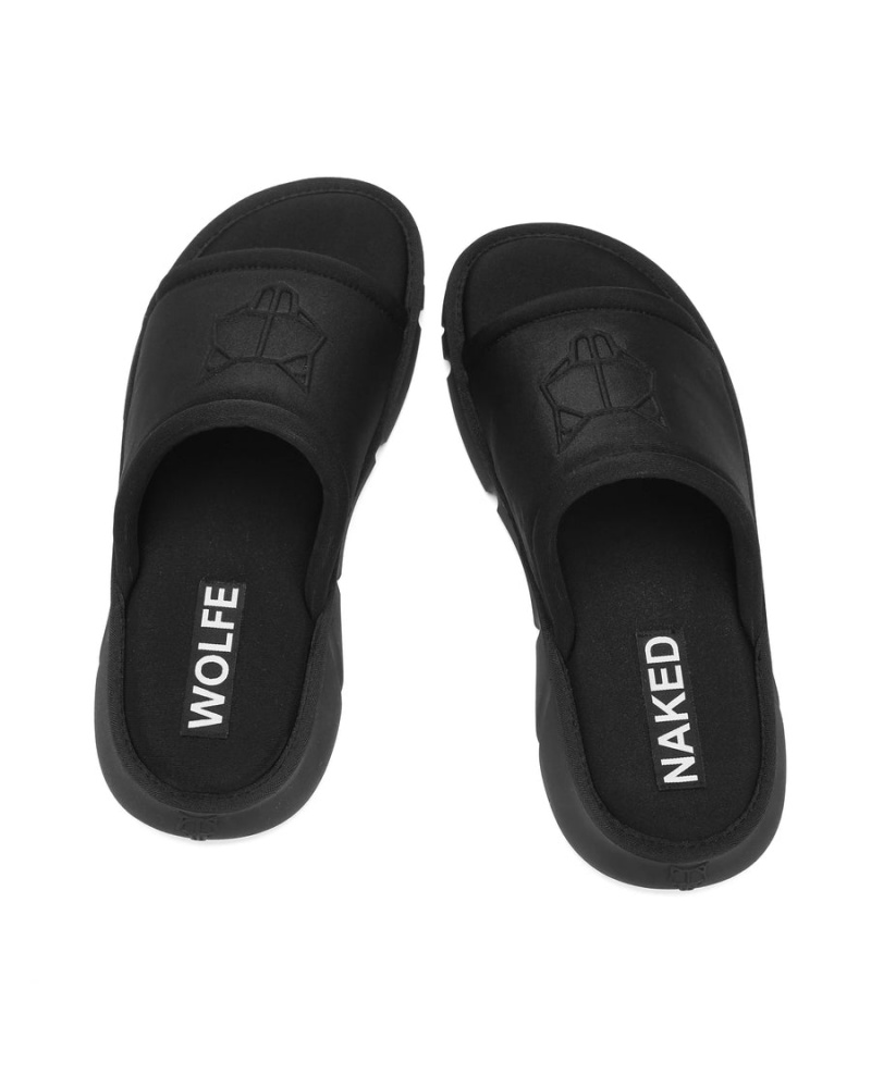 Naked Wolfe Arizona Badeslippers Heren Zwart | GUQ2314ET