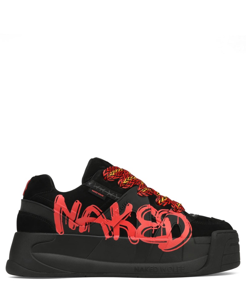 Naked Wolfe Badslippers Sneakers Heren Rood | GSA7940JM