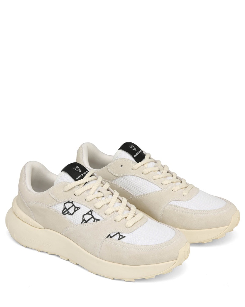 Naked Wolfe Dart Suede Sneakers Heren Grijs Wit | KMZ6140JI