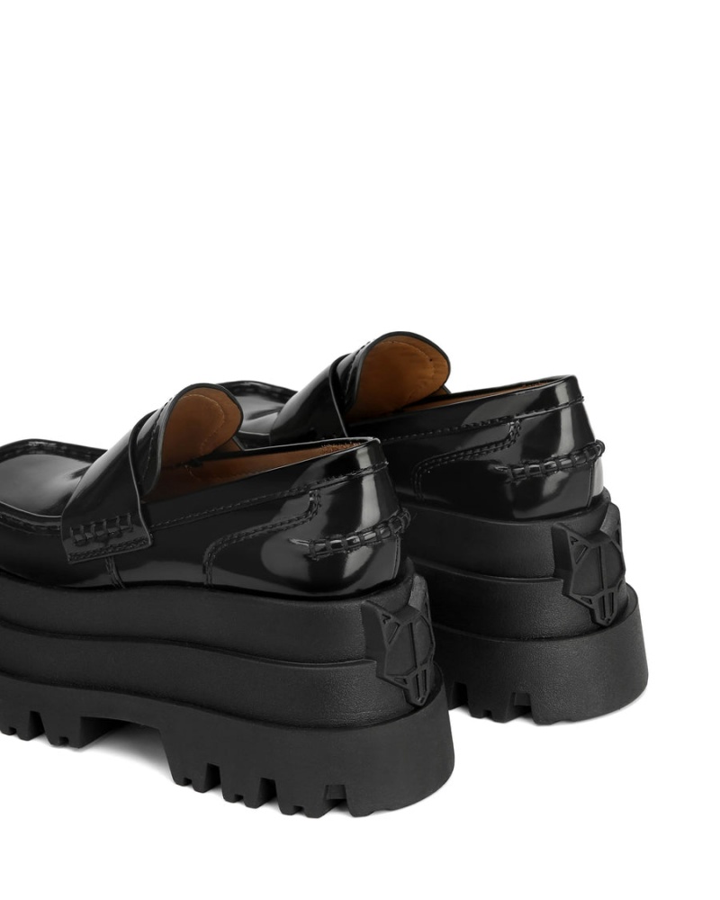 Naked Wolfe Deluxe Box Loafers Dames Zwart | TFV7093MU