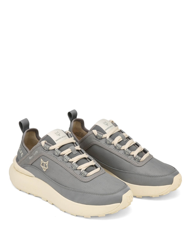 Naked Wolfe Drip Nylon Sneakers Heren Grijs | VOM8279YN