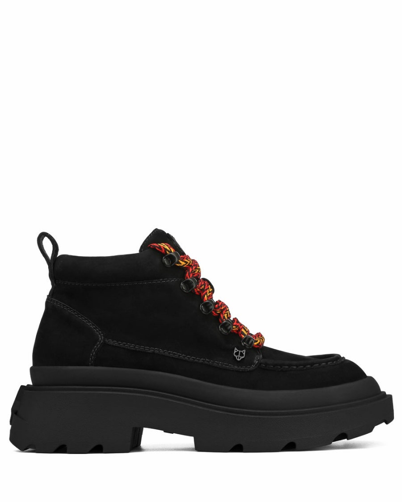 Naked Wolfe Drown Nubuck Laarzen Heren Zwart | UCK6198KX