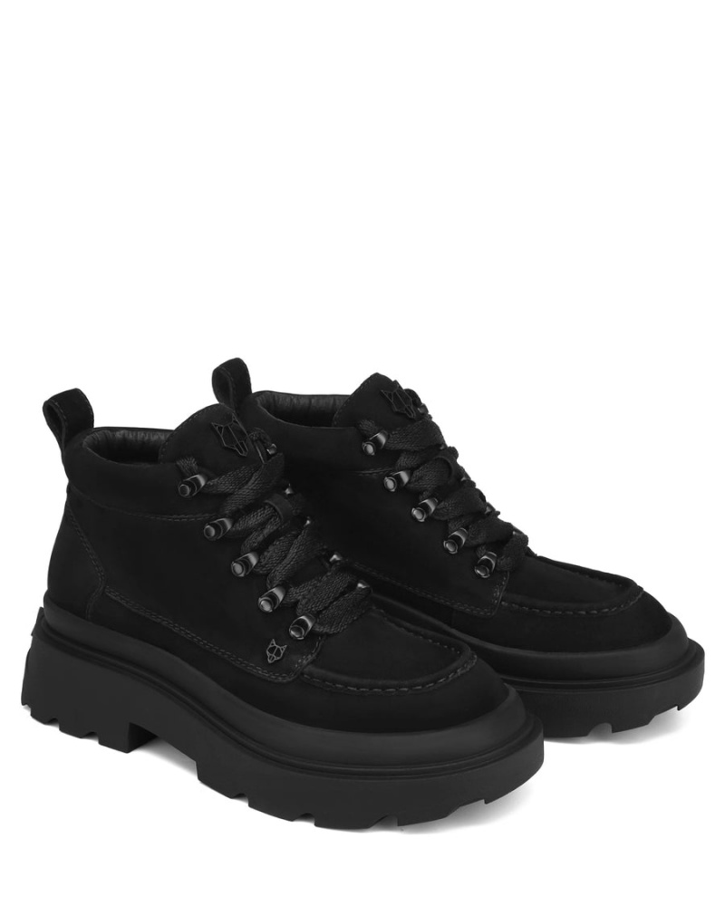 Naked Wolfe Drown Nubuck Laarzen Heren Zwart | UCK6198KX