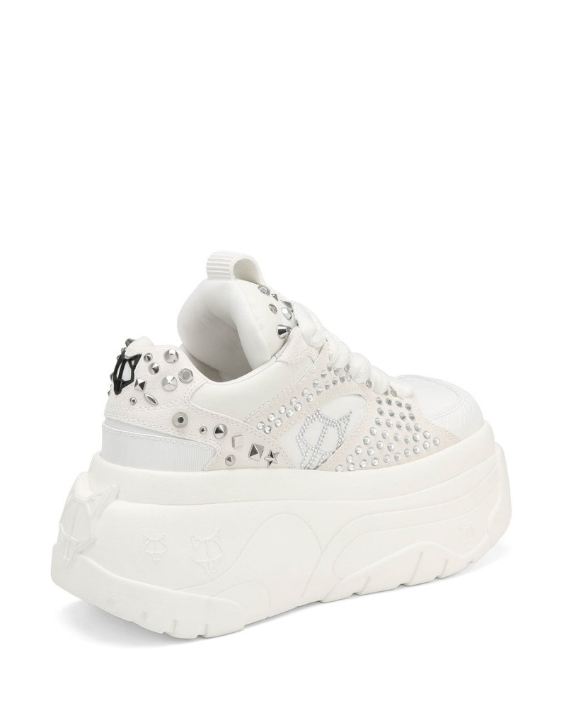 Naked Wolfe Fantasy Diamonds Sneakers Dames Wit | SZU4797JF