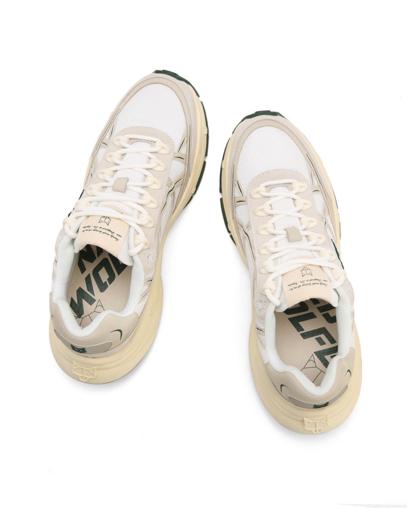 Naked Wolfe Fever Mesh Sneakers Heren Wit | RPK292KT