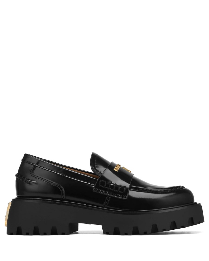 Naked Wolfe Flawed Box Loafers Dames Zwart | VAZ5620HL