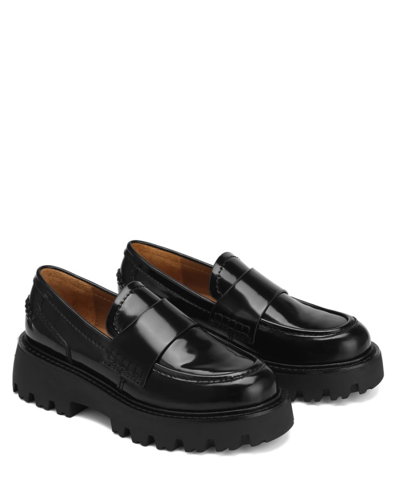 Naked Wolfe Flawless Box Loafers Dames Zwart | INX3745IY