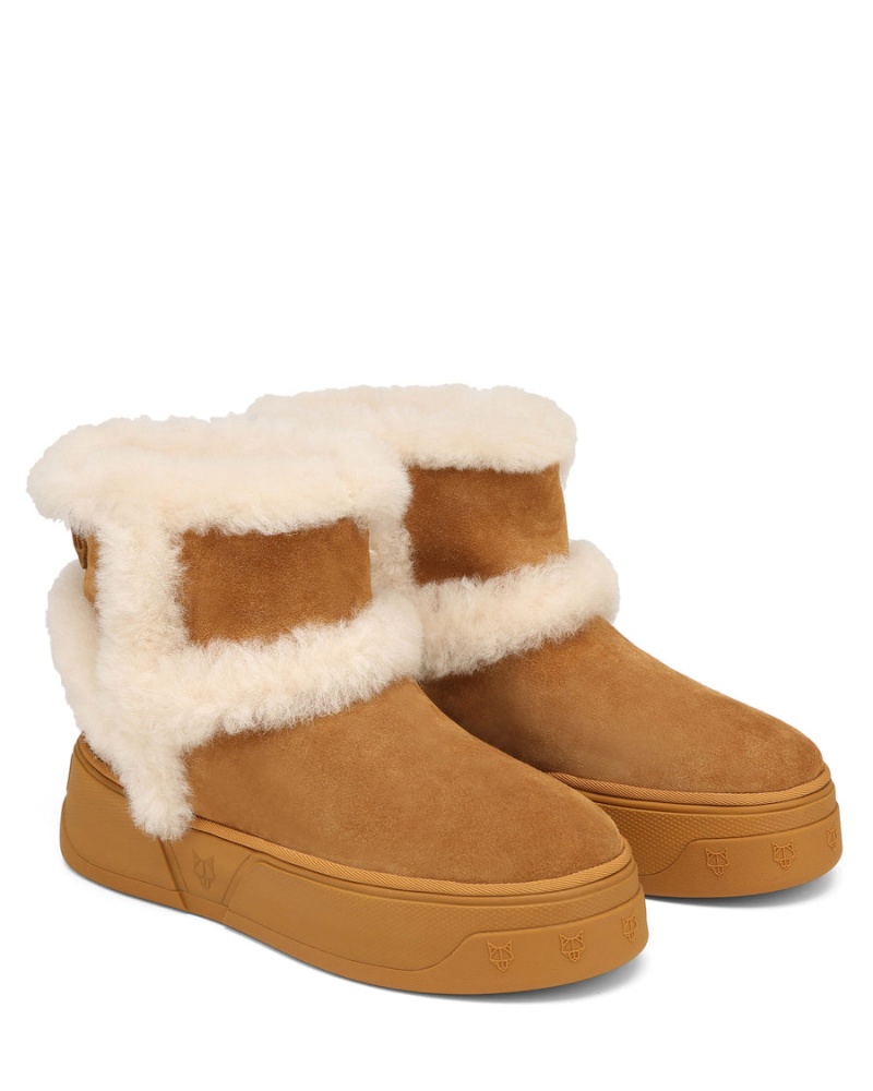 Naked Wolfe K-01 Shearling Laarzen Heren Bruin | NUE5055YJ