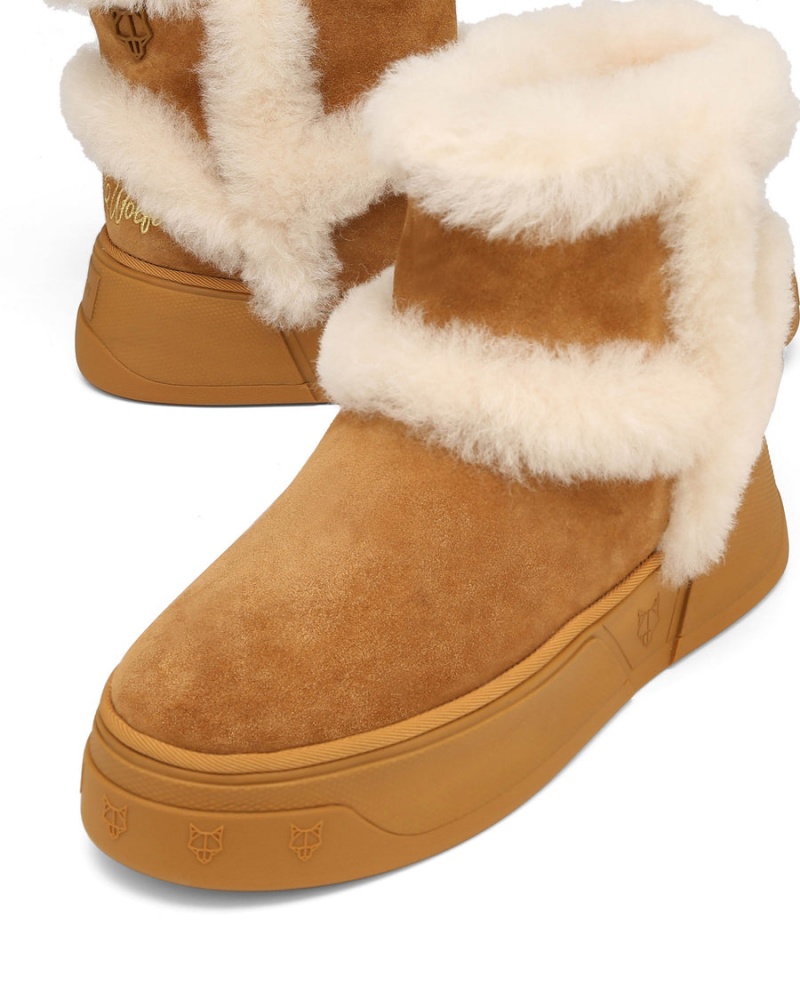 Naked Wolfe K-01 Shearling Laarzen Heren Bruin | NUE5055YJ