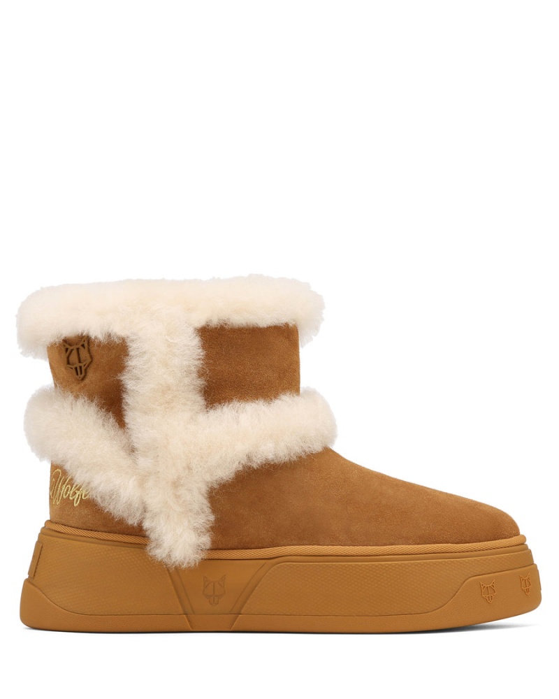 Naked Wolfe K-01 Shearling Laarzen Heren Bruin | NUE5055YJ