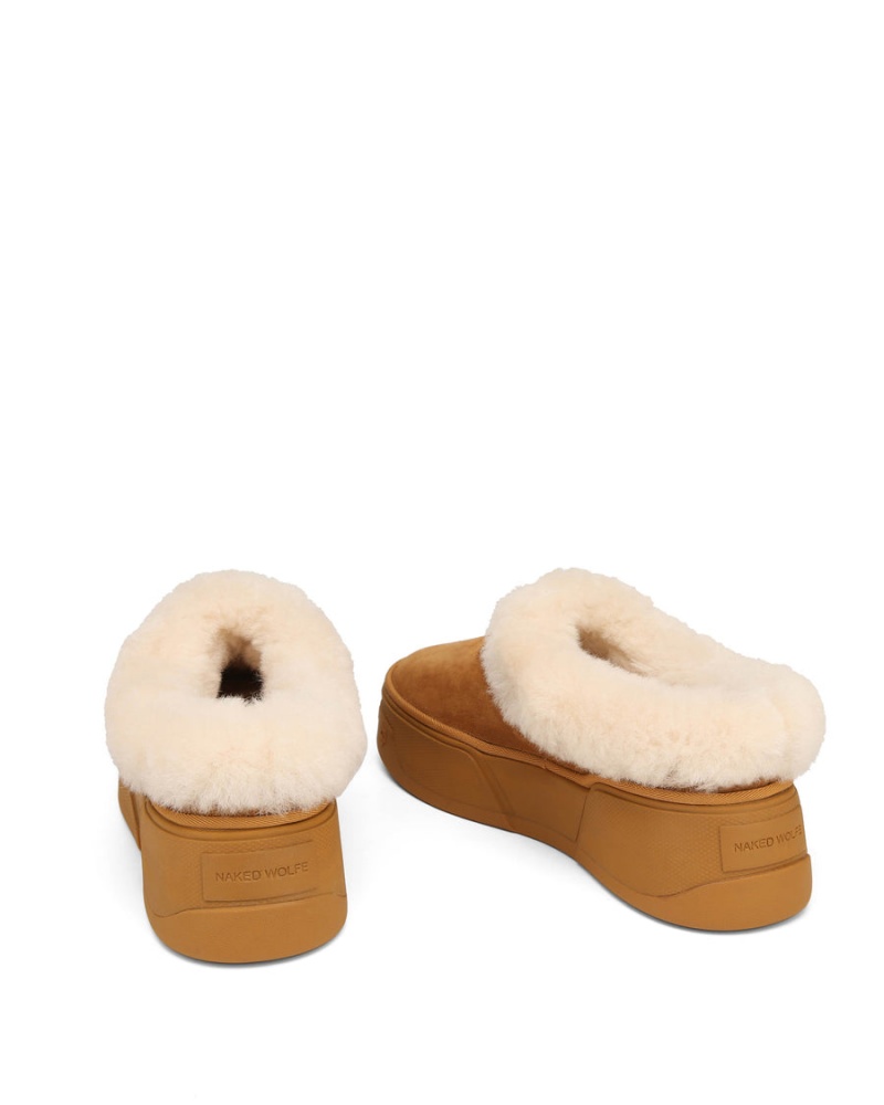 Naked Wolfe K-02 Shearling Laarzen Heren Bruin | ERT9757BU