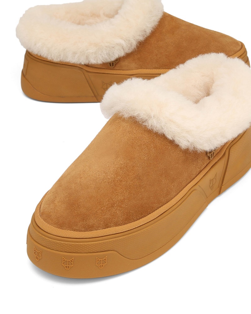 Naked Wolfe K-02 Shearling Laarzen Heren Bruin | ERT9757BU