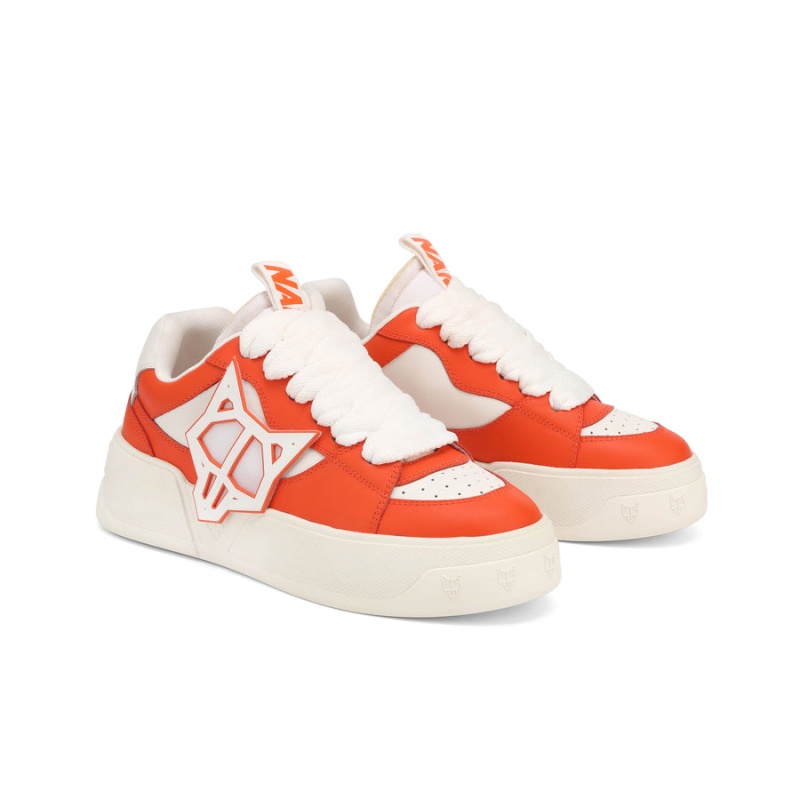 Naked Wolfe Kosa Sneakers Heren Oranje | YRT1082KX