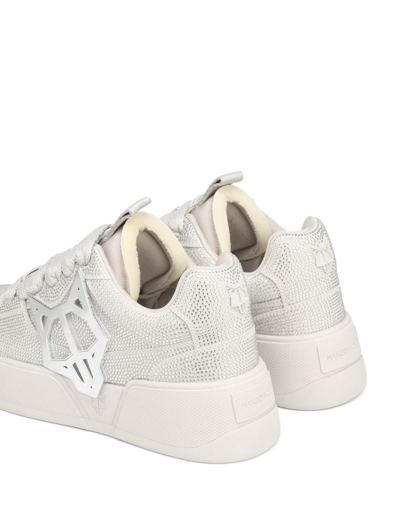 Naked Wolfe Kosa Sneakers Heren Wit Zilver | AHA3360GM