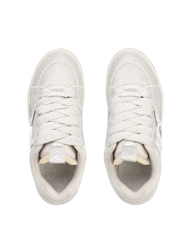 Naked Wolfe Kosa Sneakers Heren Wit Zilver | AHA3360GM