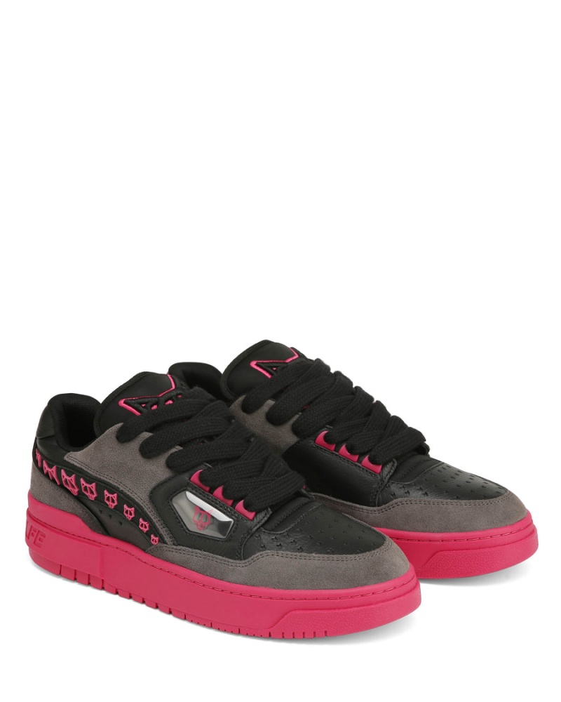 Naked Wolfe NW-00 Sneakers Heren Zwart Roze | SPZ4165SG