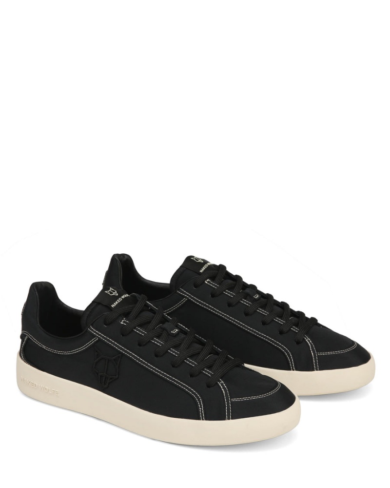 Naked Wolfe Portofino Nylon Sneakers Heren Zwart | MRC1859JV