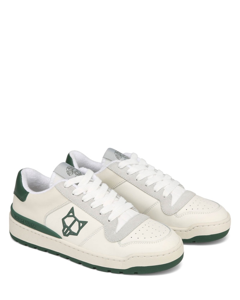 Naked Wolfe Ravenn Sneakers Dames Wit Grijs Groen | KCI8455HW