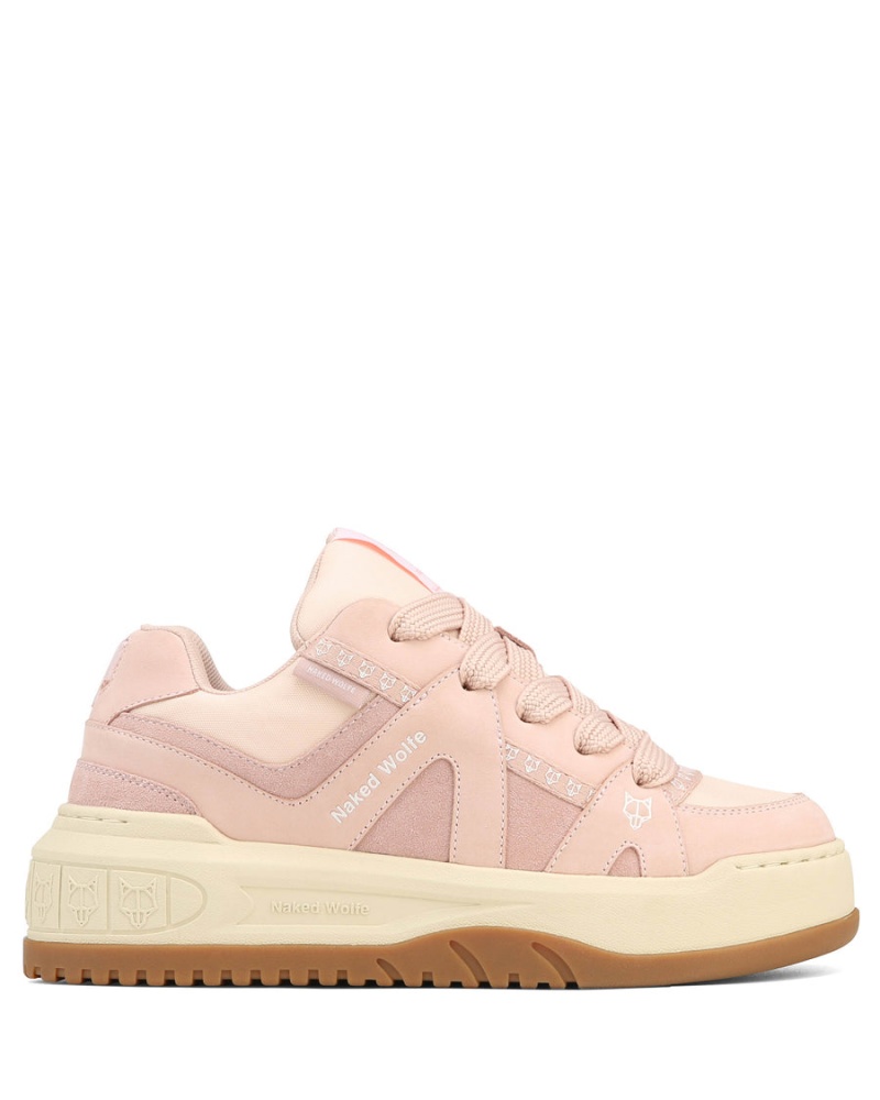 Naked Wolfe Skating Suede Sneakers Dames Roze | NTE1755YV