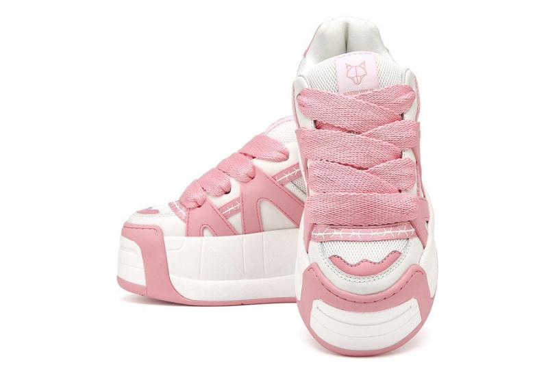 Naked Wolfe Slider Baby Sneakers Dames Roze Wit | HVP397FS