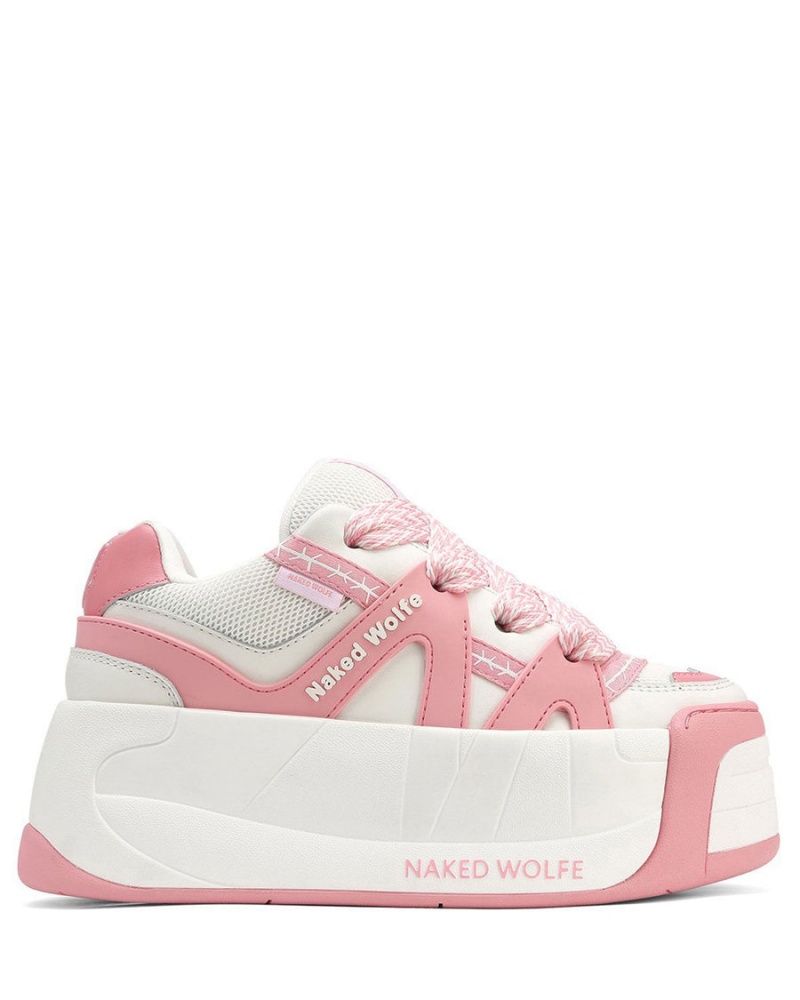 Naked Wolfe Slider Baby Sneakers Dames Roze Wit | HVP397FS