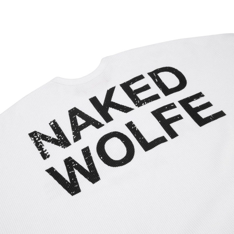 Naked Wolfe Thermal Sweatshirts Heren Wit | VXJ7759TS