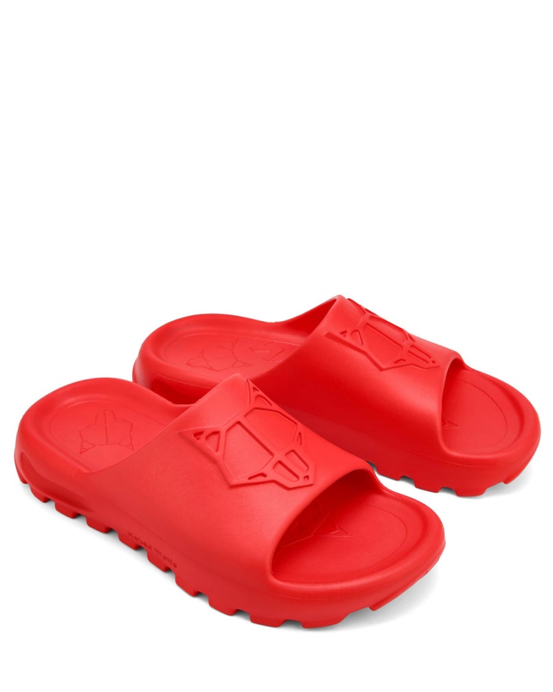 Naked Wolfe Tommy Badeslippers Heren Rood | YYE8789AI