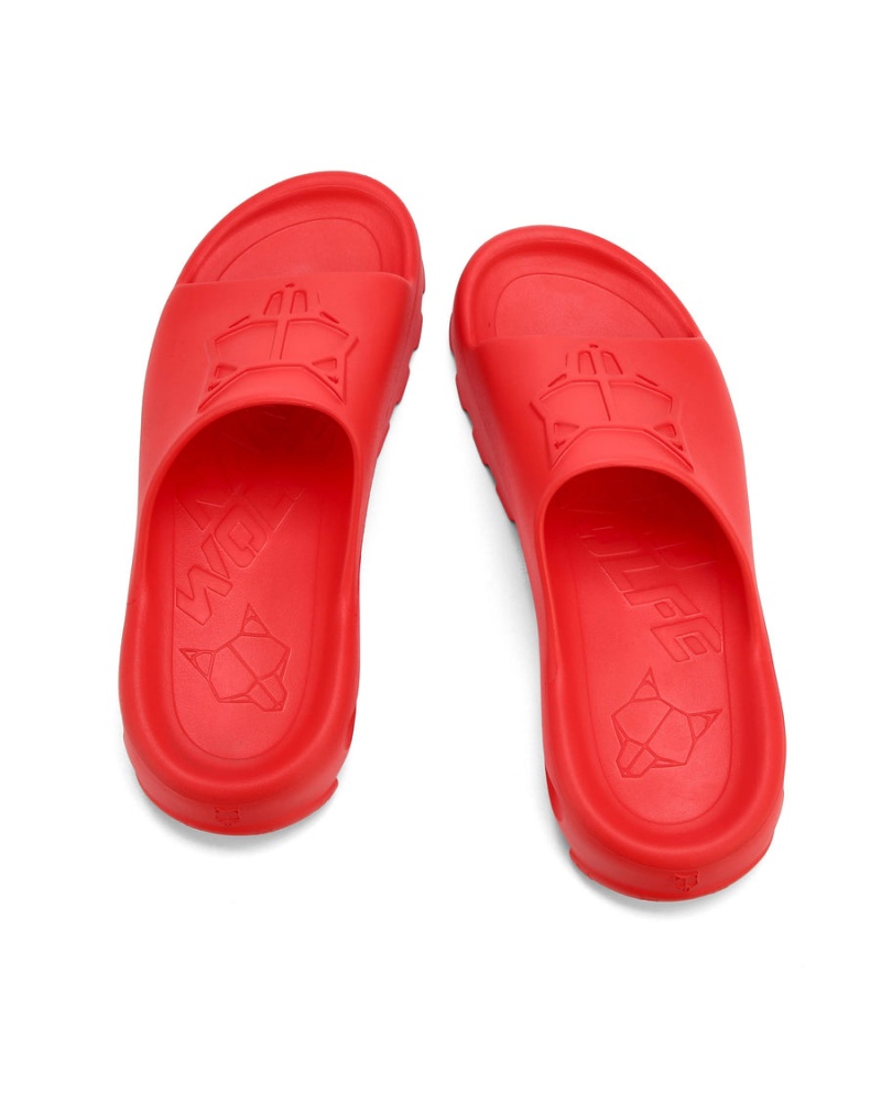 Naked Wolfe Tommy Badeslippers Heren Rood | YYE8789AI