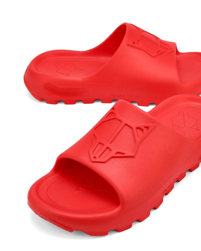 Naked Wolfe Tommy Badeslippers Heren Rood | YYE8789AI