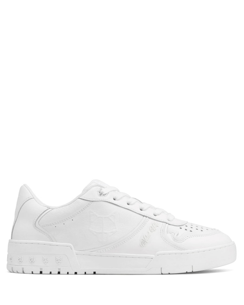 Naked Wolfe Transmission Leren Sneakers Heren Wit | GDJ474BB